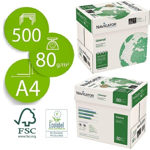 PAPIER A4 BLANC NAVIGATOR UNIVERSAL – Image 2