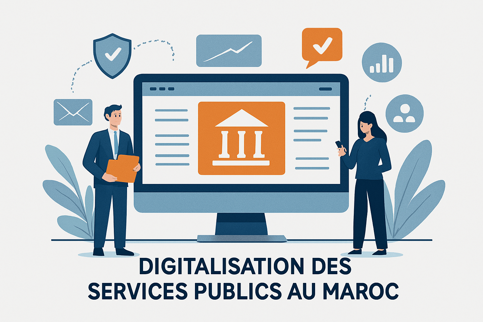 Maroc digital : portails e-gov pour fiscalité, douanes, CNSS et investissements, transparents et sécurisés.